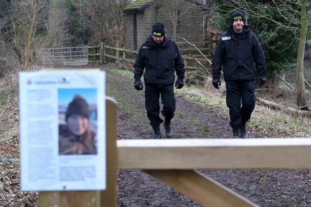 Police leave after searching an outbuilding next to the river as the search for Nicola Bulley continues (Credit: Tom Maddick/ SWNS)
