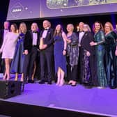 The Ulster University team on winning University of the Year 2024. CREDIT UU