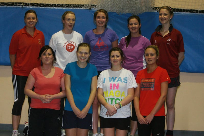 Greenisland Ladies Hockey Team trained at Carrick Amphitheatre in 2010. INCT50-018tc