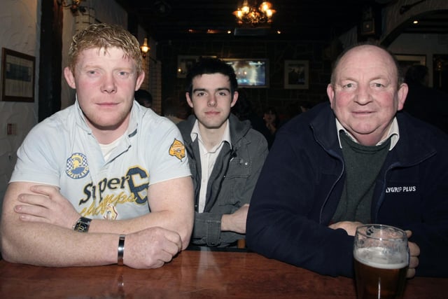 Brian Baker and Co, who called themselves 'the Girona' when they competed in a quiz held at the Scenic Inn in 2009 organised by Kilraughts YFC