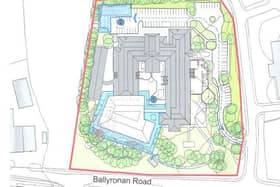Once completed, the extension scheme at Kilronan Special School in Magherafelt will significantly enhance existing facilities. Credit: Mid Ulster District Council planning portal