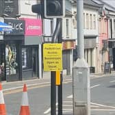 North St Lurgan, Co Armagh is open for business following collapse of a wall at the Irish National Foresters club on July 6.