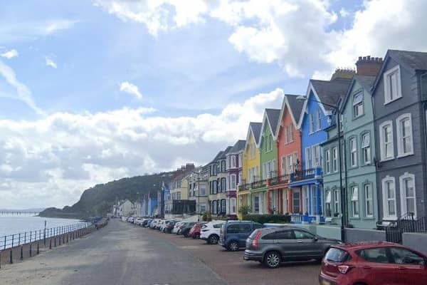 A  number of streets along Whitehead seafront are to be closed at the end of May to facilitate filming for a TV production.  Photo: Google