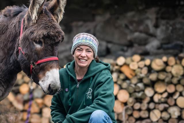 Anne Brown is sharing her passion through Learning in Harmony with Donkeys. Pic credit: Pulse PR