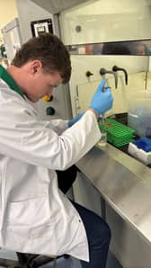 Timothy Clarke is from Mid Ulster and has started a Higher Level Apprentice in Science with NI Water.