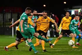 Carrick rescued a point against Cliftonville. (Andrew McCarroll/Pacemaker Press).