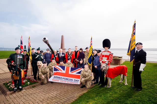 Antrim and Newtownabbey Borough Council launch Armed Forces Day 2024 which will take place at Jordanstown Loughshore on Saturday, June 22, 2024. Picture: A&NBC