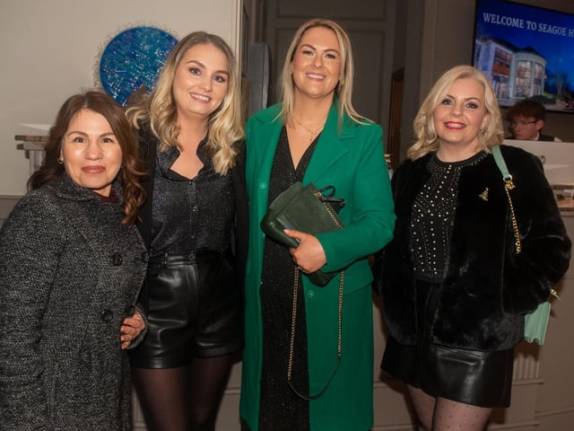 Staff from Craigavon Area Hospital Out Of Hours Department enjoying the night at the Seagoe Hotel on Saturday. PT50-258.