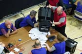 Ballot boxes being opened at the last Assembly election which saw gains for nationalists and Alliance.