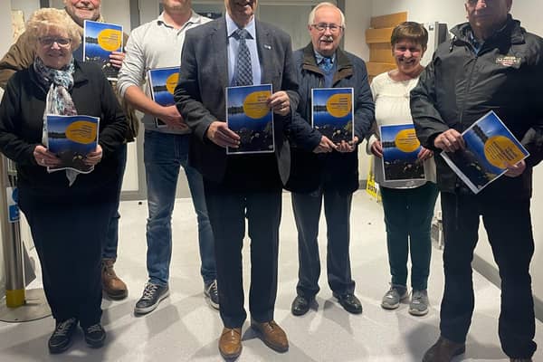 Gerry Darby, Manager of Lough Neagh Partnership, joins Lough Neagh Board to launch Lough Neagh Strategic Review.
