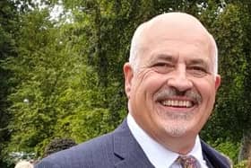 Lisburn man Stephen Harrison was awarded an MBE in the King's Birthday Honours. Pic credit: Contributed by Stephen Harrison