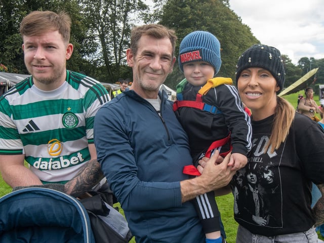 Enjoying a great day out at Culture In The Park are from left, Josh Canavan, Thomas Trainor, Kayzon Lennon (2) and Edel Trainor.