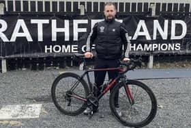 Rathfriland man ​Andy Smyth is preparing to saddle up for a cycle challenge in aid of Cancer Fund for Children's Daisy Lodge.