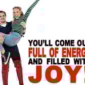 Adam Goudy and Chloe Freeman-Wallace as Charlie and Lauren in Ballywillan Drama Group's production of Kinky Boots