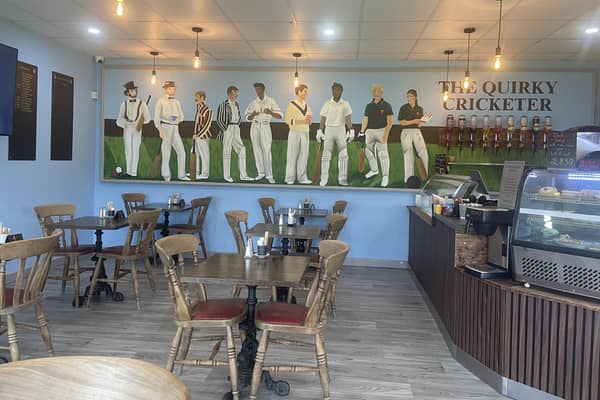 The Quirky Cricketer cafe has opened in Lisburn Cricket Club's Wallace Park clubhouse. Pic credit: NIWD