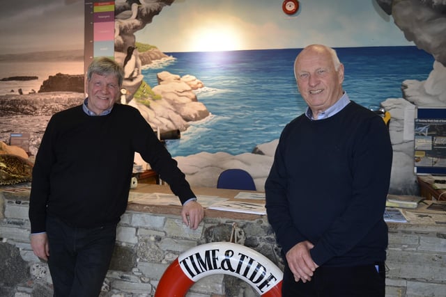 Joe Mahon and John McNally of the Portrush Heritage Group