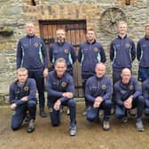 The team off to represent Northern Ireland at the  Tug Of War World Outdoor Championship in Sursee, Switzerland. Credit NI Tug of War Association