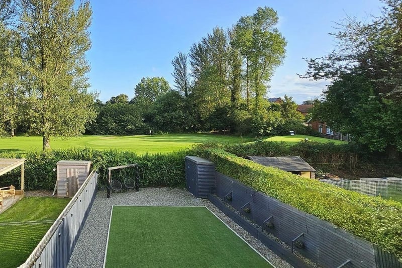 Fantastic views to the rear of the house.