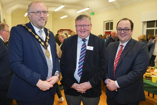 The Mayor Councillor Andrew Gowan was one of the guests at the launch of Friends' School's 250th anniversary celebrations