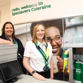 Partners at Specsavers Coleraine, Judith Ball and Lynn Mackey are pictured at the newly refurbished store in the town centre. Credit Tina Mullan