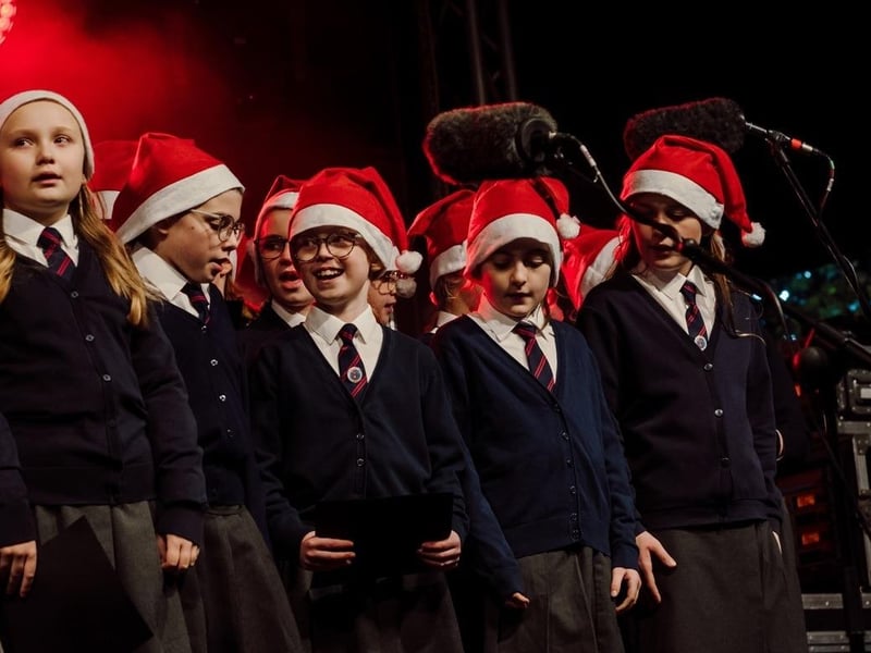 Pupils of Fairview Primary School treated the audience to some beautiful Carols.