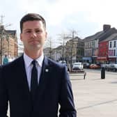 Upper Bann MLA Jonathan Buckley pictured in Portadown, Co Armagh. Mr Buckley was involved in a Twitter row over the new PSNI's policy on its 'gender identity' uniform. He said: "There should be nothing controversial about protecting a basic biological fact, that being, a woman is a woman and a man is a man."