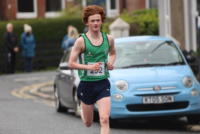 Conall McClean setting the pace