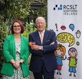 TV's Nick Hewer and Ruth Sedgewick, Royal College of Speech and Language Therapists NI