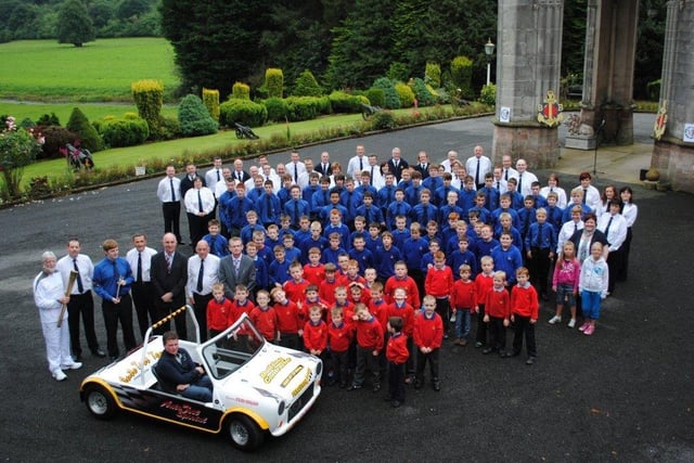 Members of the Battalion pictured at an event at Killymoon Castle, Cookstown held in 2012 to celebrate the Diamond Jubilee of HM The Queen ELizabeth II.