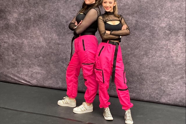 Anna Macauley and Jessica Wall were awarded third place in street dance