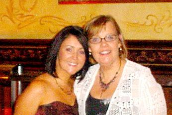 Our Lady of Lourdes teachers Miss McLaughlin and Mrs Buckley pictured at the school formal in 2008.