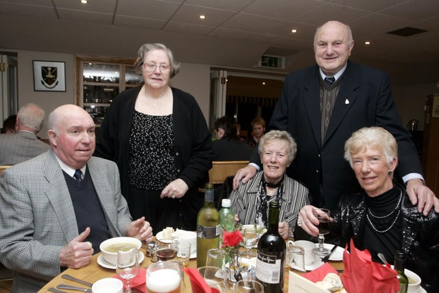 A 'Burns Night' was held in Bushfoot Golf Club Restaurant in 2010 and pictured on the night are these ladies and gentlemen