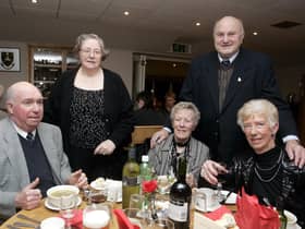 A 'Burns Night' was held in Bushfoot Golf Club Restaurant in 2010 and pictured on the night are these ladies and gentlemen