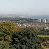 The Rathcoole Estate in Newtownabbey with its four iconic tower blocks in 2020. (Pic Russell Keers).