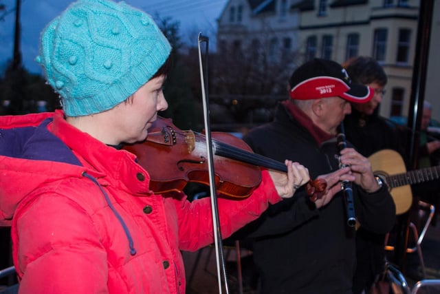 Whitehead Traditional Group entertaining visitors at the Victorian Street Fair in 2012.