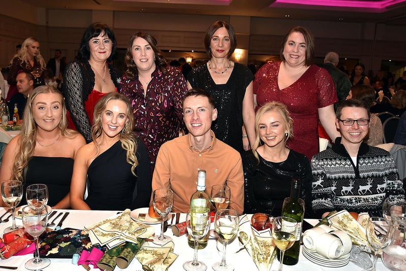 Staff from the Intensive Care Unit at Craigavon Area Hospital pictured at the Seagoe Hotel Christmas party night on Saturday, December 9. PT51-219.