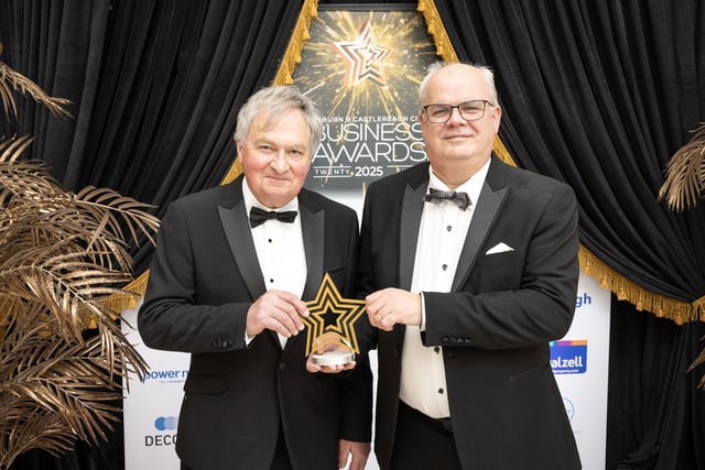 The Excellence in Manufacturing Award winner was International Business Centre who received the award from sponsor Ivanhoe Hotel.  Iain Wilson received the award from Jim Maguire