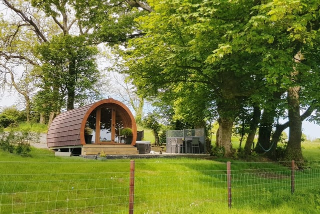The Loughmore Glamping Pod can be found in the hills of Carrickfergus, sleeping up to four adults on the beautiful site. 
There’s a fire pit, a resident pony for the guests to get to know and the pod is even dog friendly for anyone who doesn’t want to leave their pooch behind.
For more information, go to facebook.com/LoughmourneGlampingPod