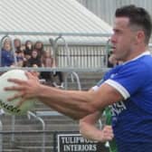 Stefan Campbell of Clan na Gael who also plays for Armagh is one of the star players of the year. Photo courtesy of Eugene Creaney.
