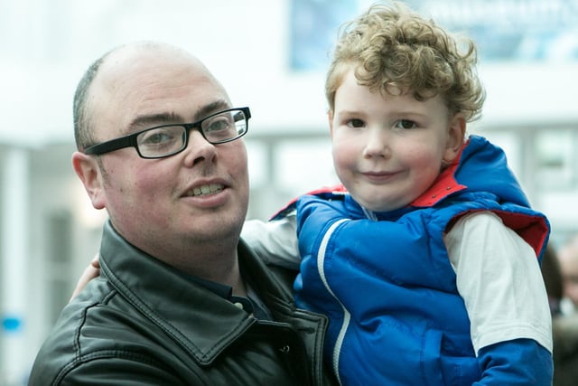 Graham and Corin O'Beirne enjoying the entertainment at the Civic Centre. INCT 14-445-RM