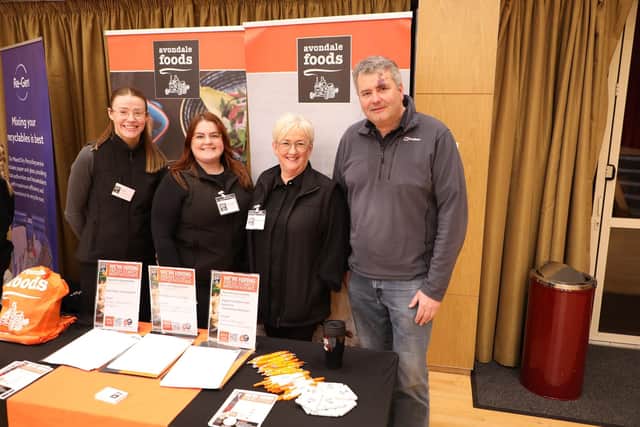 Lurgan based business Avondale Foods were at the Craigavon Big Apprenticeship event with Emma (HR Generalist), Zivana (HR Coordinator), Anne (Head of HR) and John (Head of Engineering) speaking to attendees.