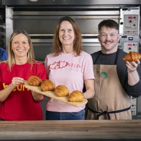 Looking forward to Northern Ireland’s Best Croissant Competition are Paula McIntyre, Chloe Black, Claire Andrew and Saul Kearney.