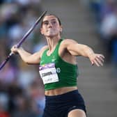 Kate O'Connor throwing Javelin at the Commonwealth Games in 2022.