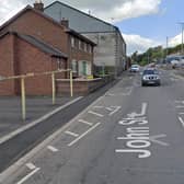 A general view of John Street in Dungannon.  Picture:  Google