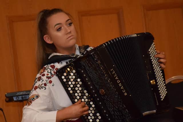 Taking part in the last Northern Ireland Open Accordion Championships held in 2020.