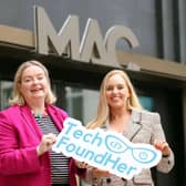 TechFoundHer Founder Mairin Murray and Laura McLean, Head of NI at Synechron