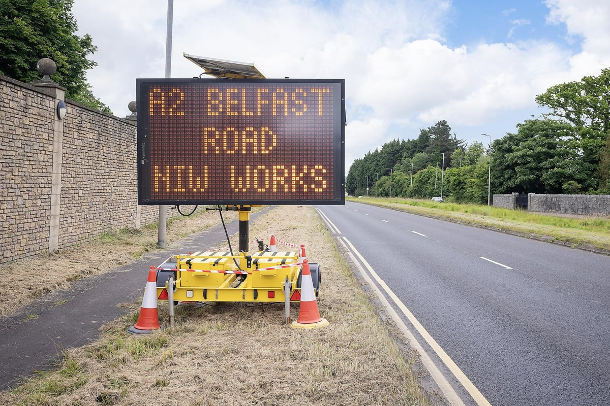 Motorists urged to 'plan ahead' with major sewer improvement work to start on Belfast Road, Carrickfergus