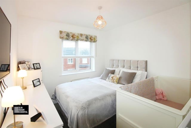 Bright and airy double bedroom.