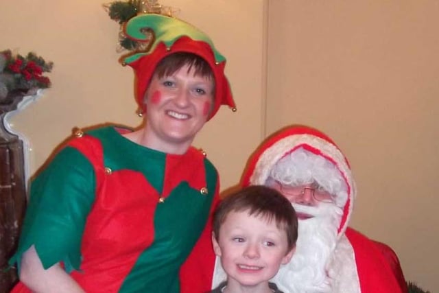 This young fella got to meet Santa (and his helper) at a 'Santa Sunday' event held in the Causeway Hotel in 2010 to raise funds for Action Cancer