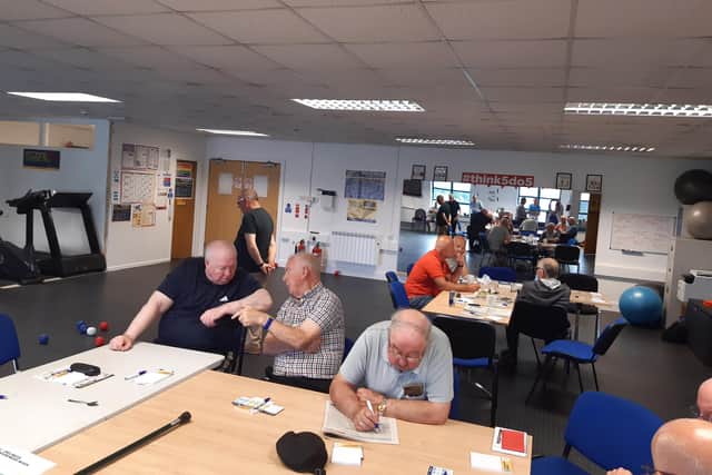 There are many activities available at the HIM (Health in Mind) Men's Group at The Fitzone Foundation in Craigavon, Co Armagh including bowling, scrabble, quizzes and day trips, as well as a health breakfast plus plenty of chat and banter.